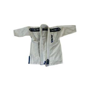 Elite Sports Kids Brazillian Jiu Jitsu BJJ Judo White Gi Top ONLY - C00